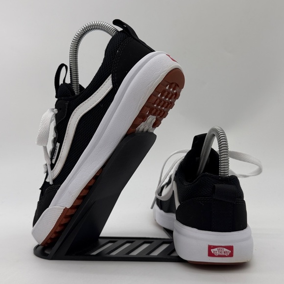 Vans Range EXP Low Top Youth Size 4 Black White Nylon Suede Sneakers - Picture 4 of 16